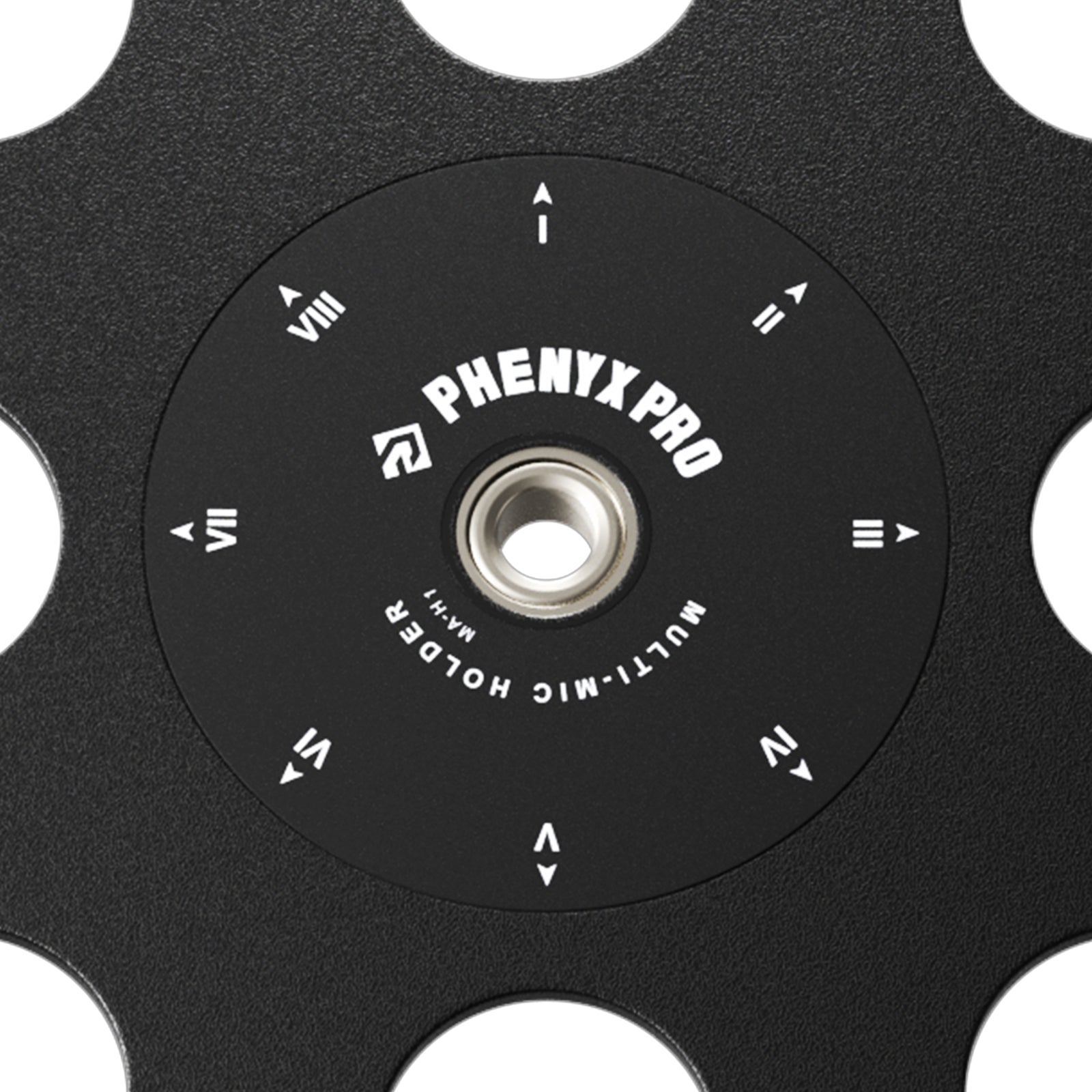 MA-H1 | 8-Slot Multi-Microphone Holder for wired & Wireless Mic