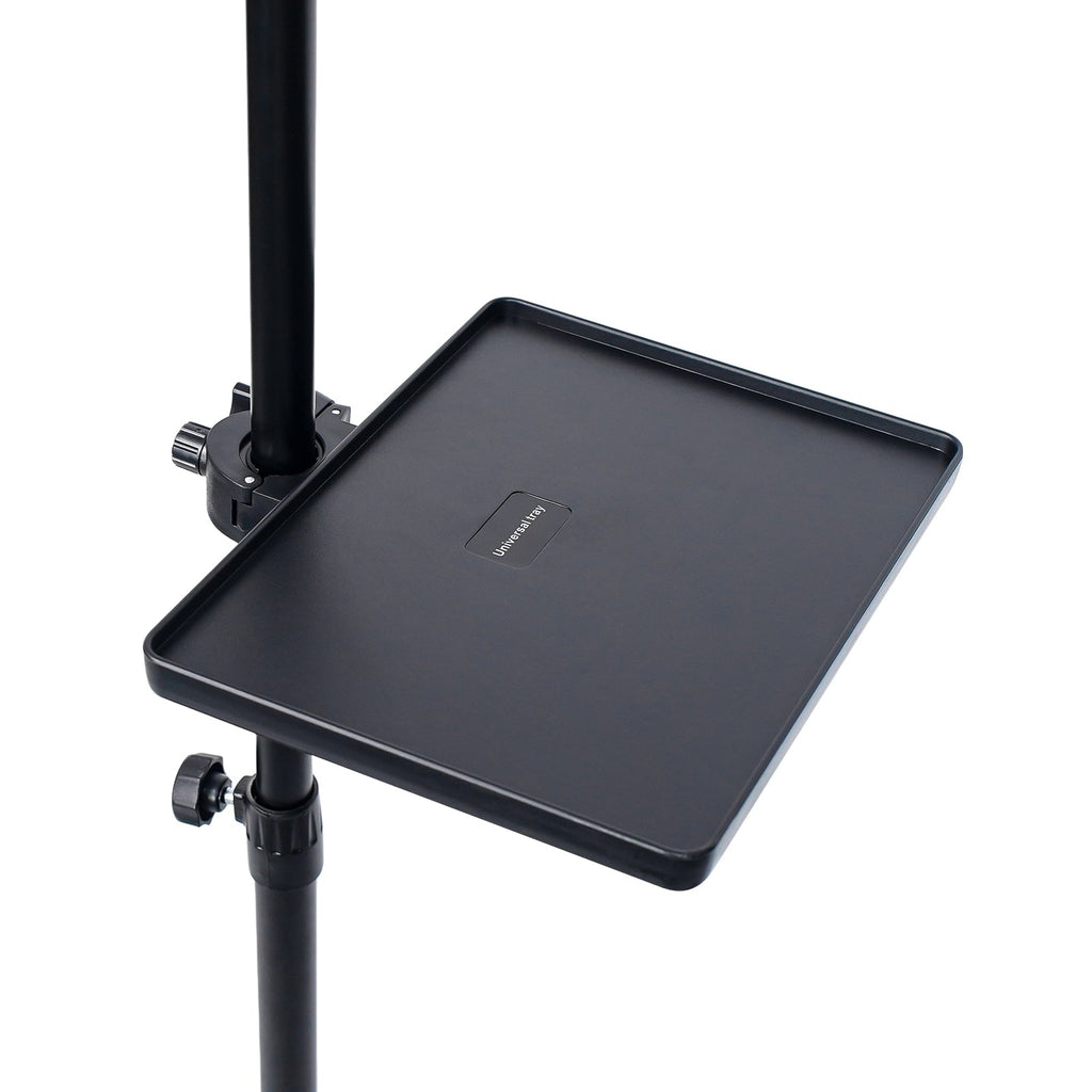 MA-S1 | Adjustable Microphone Stand w/ Large Tray & Dual Mic Clips