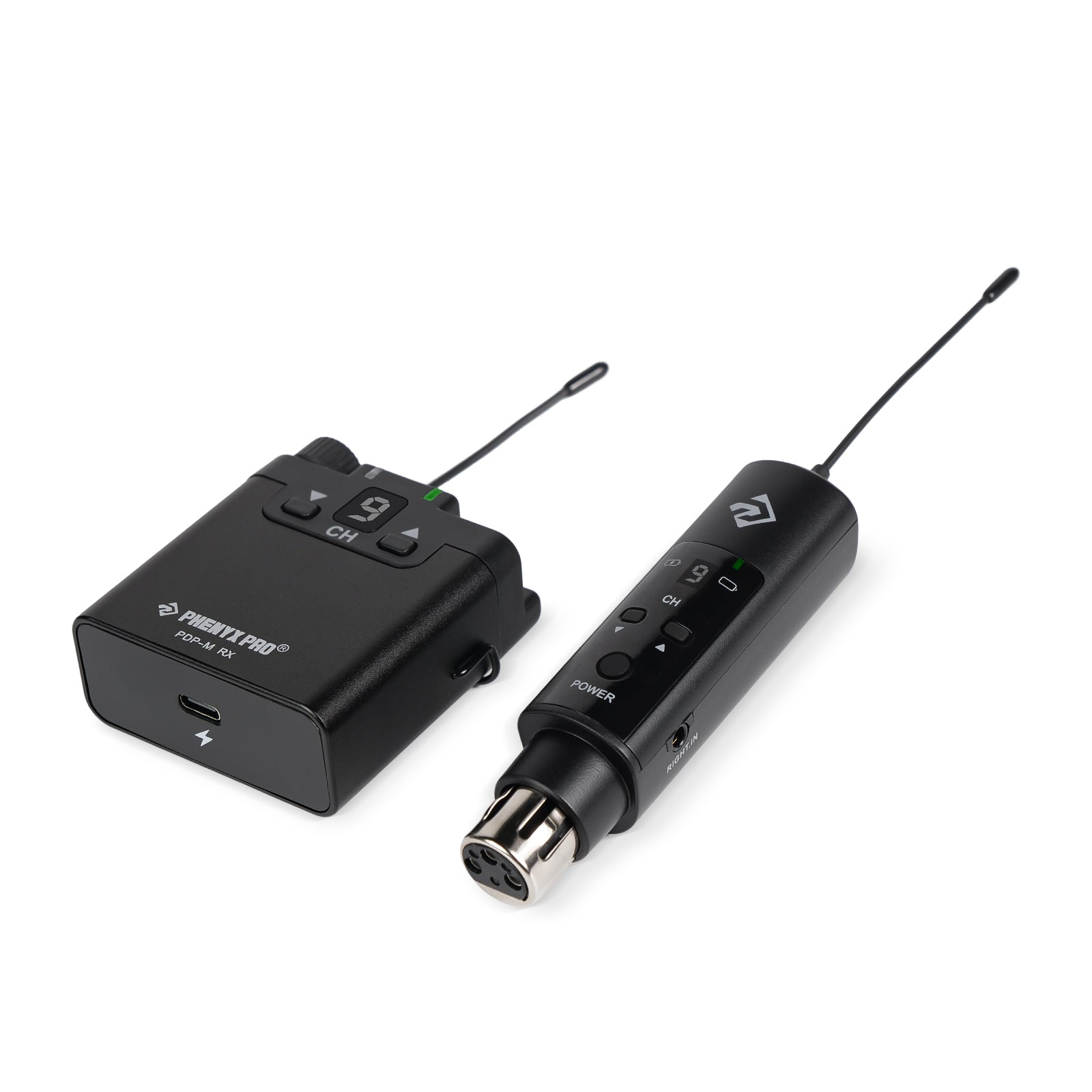 PDP-M | Portable UHF Stereo Wireless in-Ear Monitor System w/ 16 Frequencies