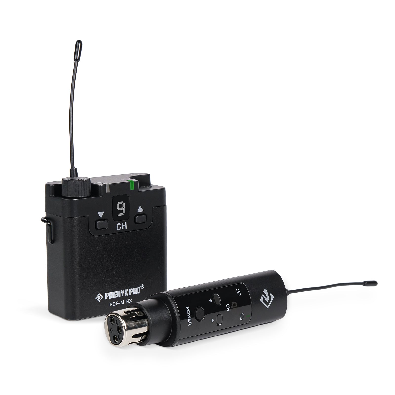 PDP-M | Portable UHF Stereo Wireless in-Ear Monitor System w/ 16 Frequencies