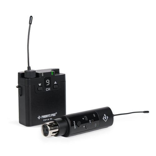 PDP-M | Portable UHF Stereo Wireless in-Ear Monitor System w/ 16 Frequencies
