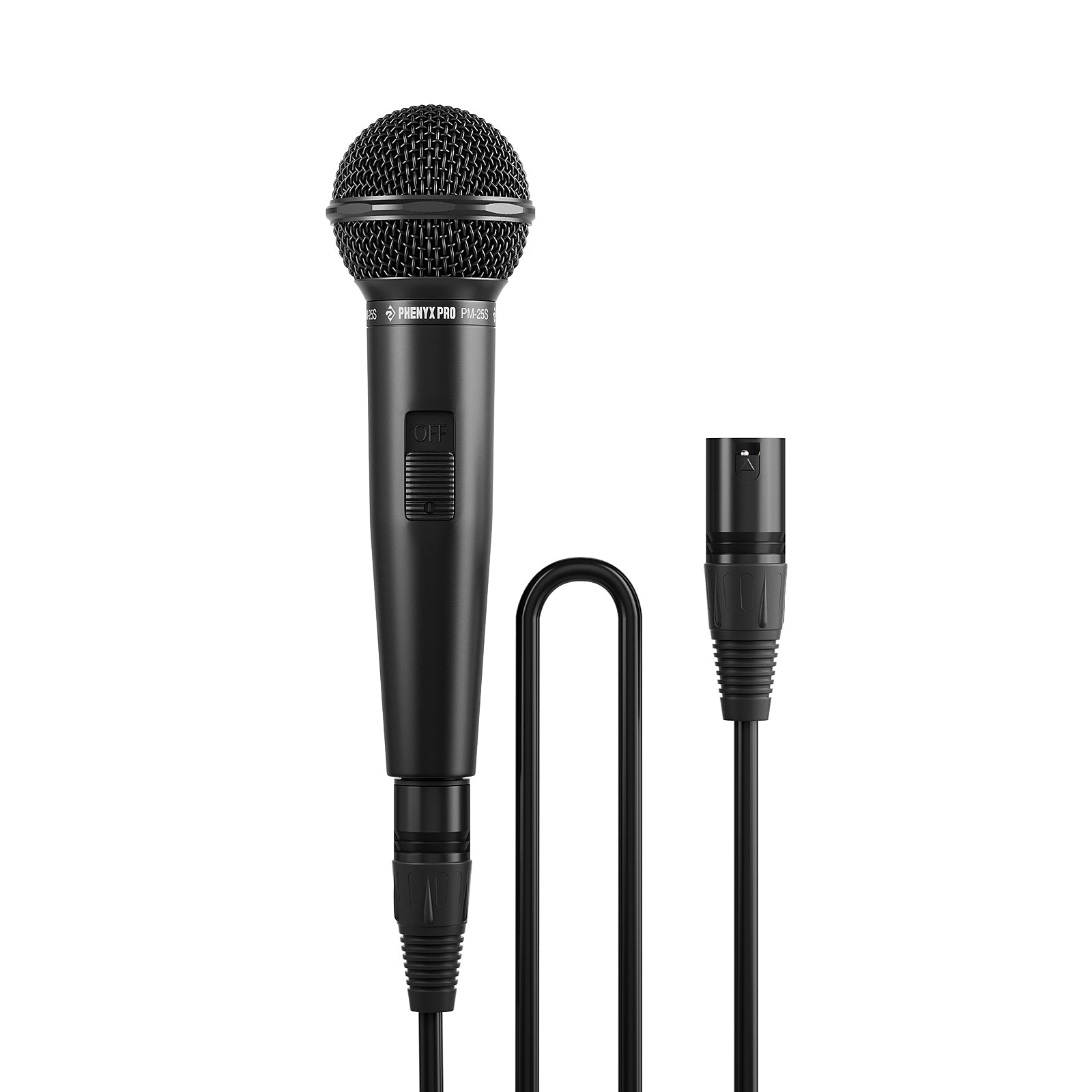PM-25S | Wired Dynamic Cardioid Vocal Microphone with ON/OFF Switch