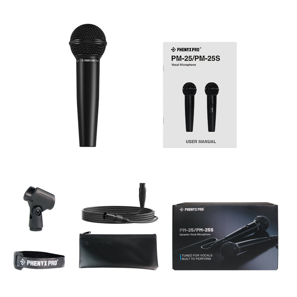 PM-25 | Wired Dynamic Cardioid Vocal Microphone