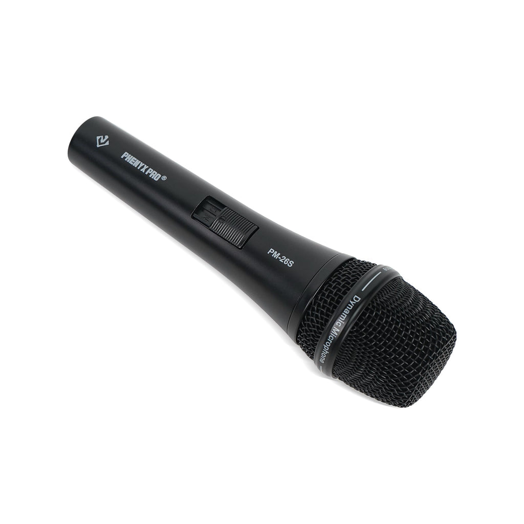 PM-26S | Wired Dynamic Supercardioid Vocal Microphone with ON/OFF Switch