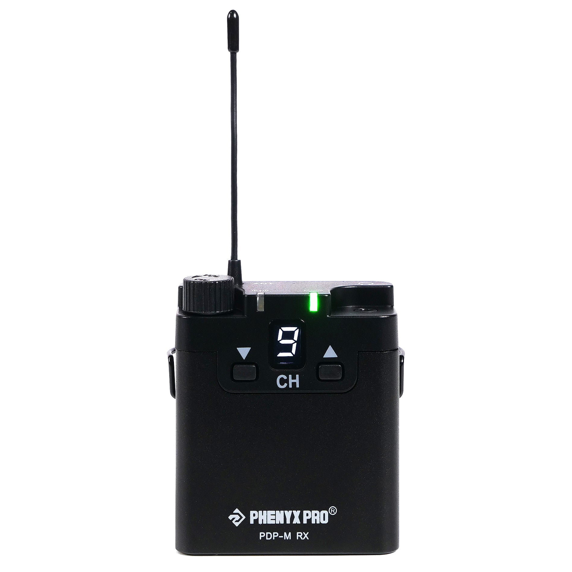 PMR-P-900 | Bodypack Receiver for PDP-M Wireless In-ear Monitor System w/16 UHF Channels