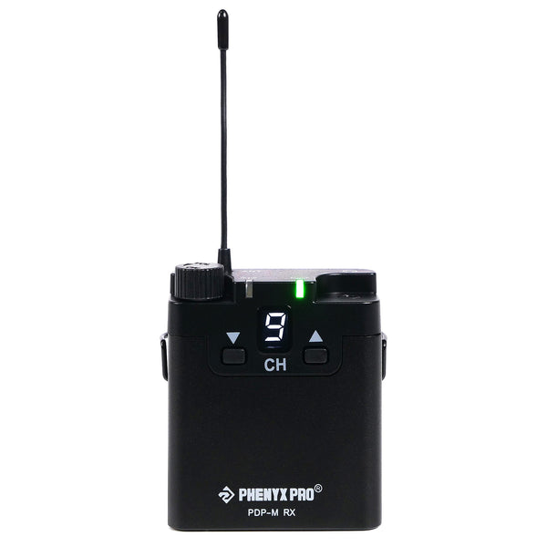 PMR-P-900 | Bodypack Receiver for PDP-M Wireless In-ear Monitor System w/16 UHF Channels