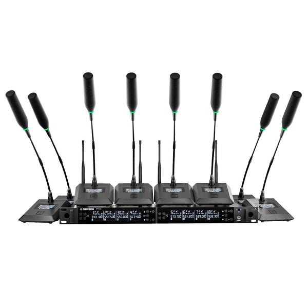 PTC-8 | Wireless Conference Microphone System w/ 8 Gooseneck Mics