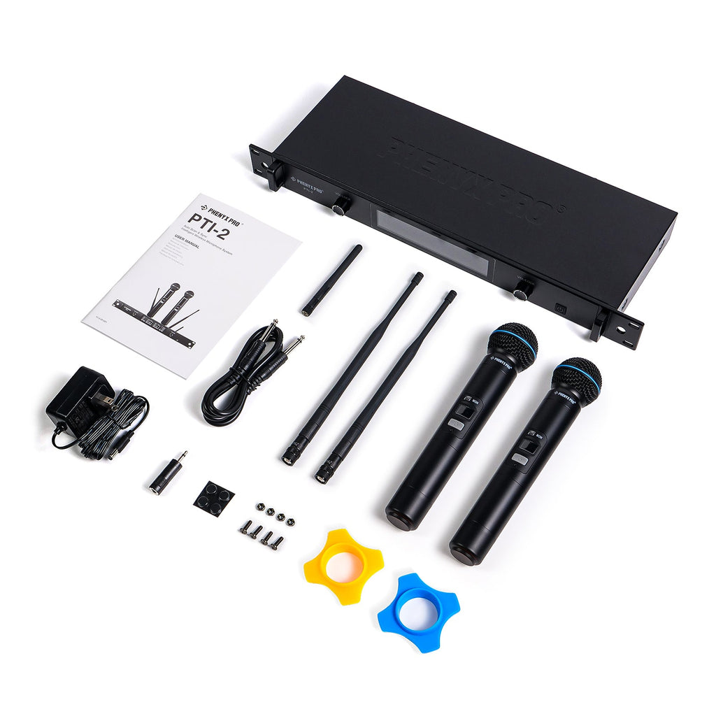 PTI-2 | Intelligent Wireless Microphone System w/ Auto Scan & Sync, Talkback Function
