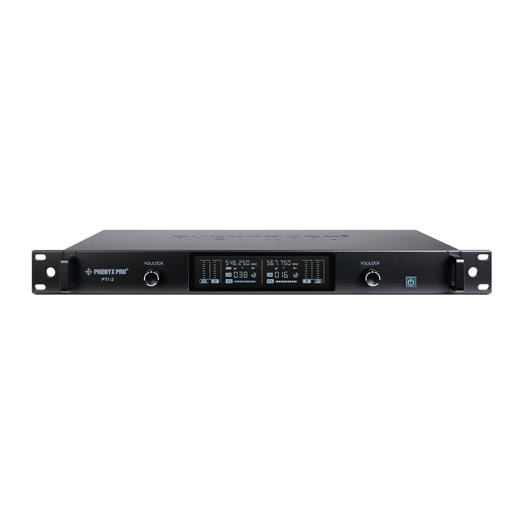 PTI-2 | Intelligent Wireless Microphone System w/ Auto Scan & Sync, Talkback Function