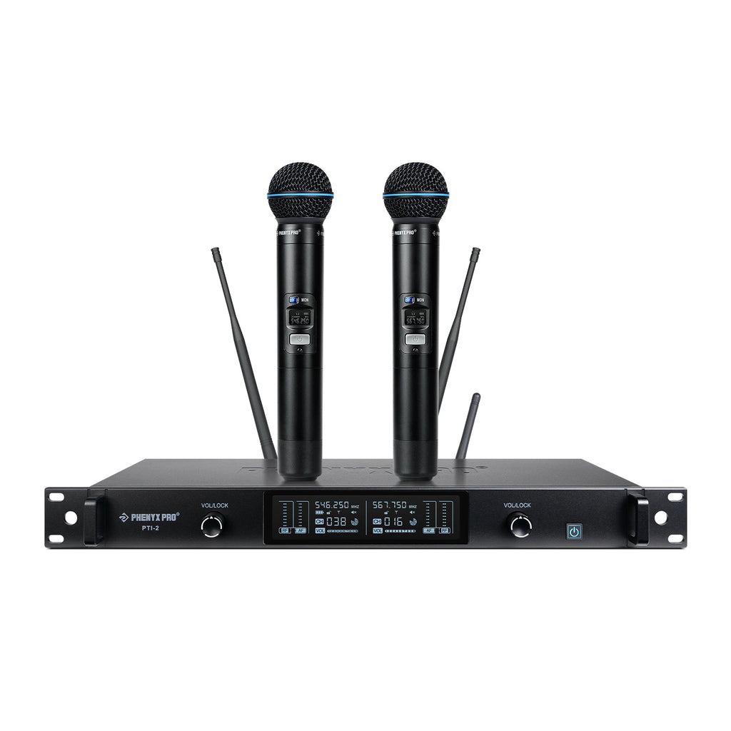 PTI-2 | Intelligent Wireless Microphone System w/ Auto Scan & Sync, Talkback Function