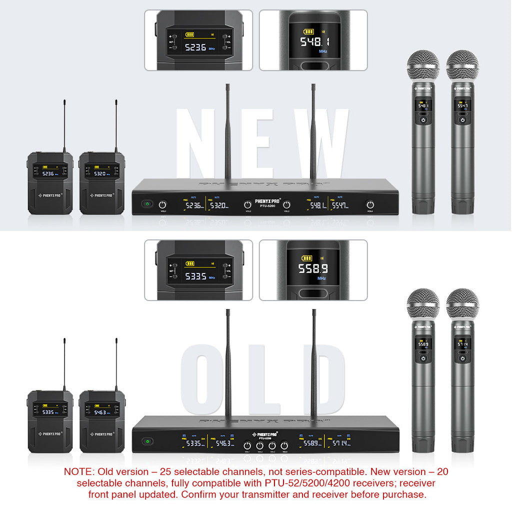 PWH-4200 | Wireless Handheld Microphone for PTU-52/5200/4200