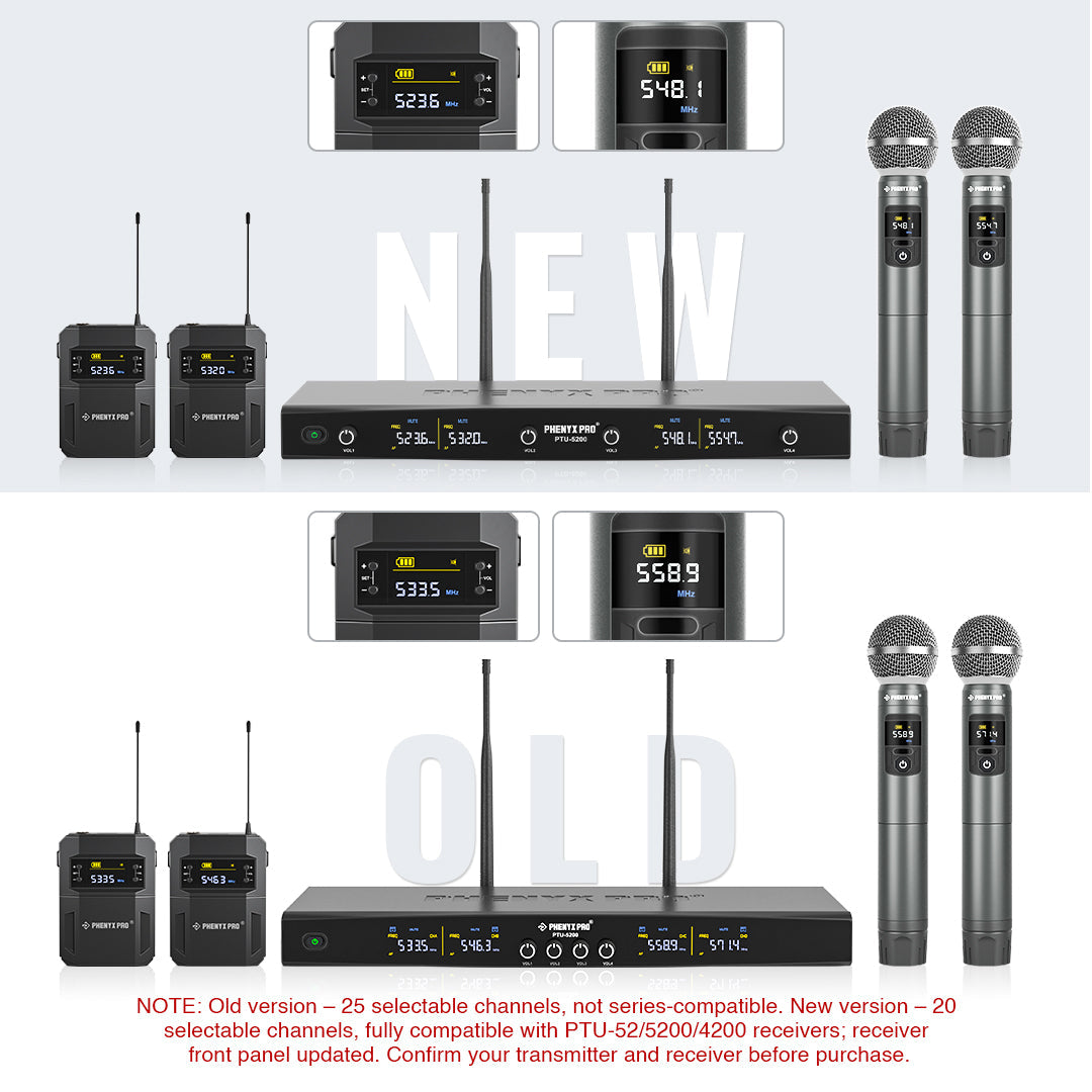 PWH-4200 | Wireless Handheld Microphone for PTU-52/5200/4200